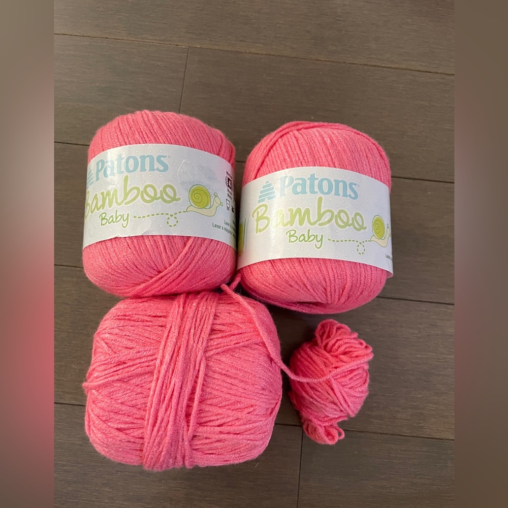 Patons Bamboo Baby Pink Yarn